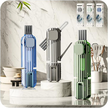 4 in 1 Cup Lid Gap Cleaning Brush Set,Multifunctional Crevice Cleaning Brush for Bottle,Multipurpose Bottle Cleaner with Compact Design Tiny Silicone Cup Holder Cleaner Tool,Kitchen Gadgets